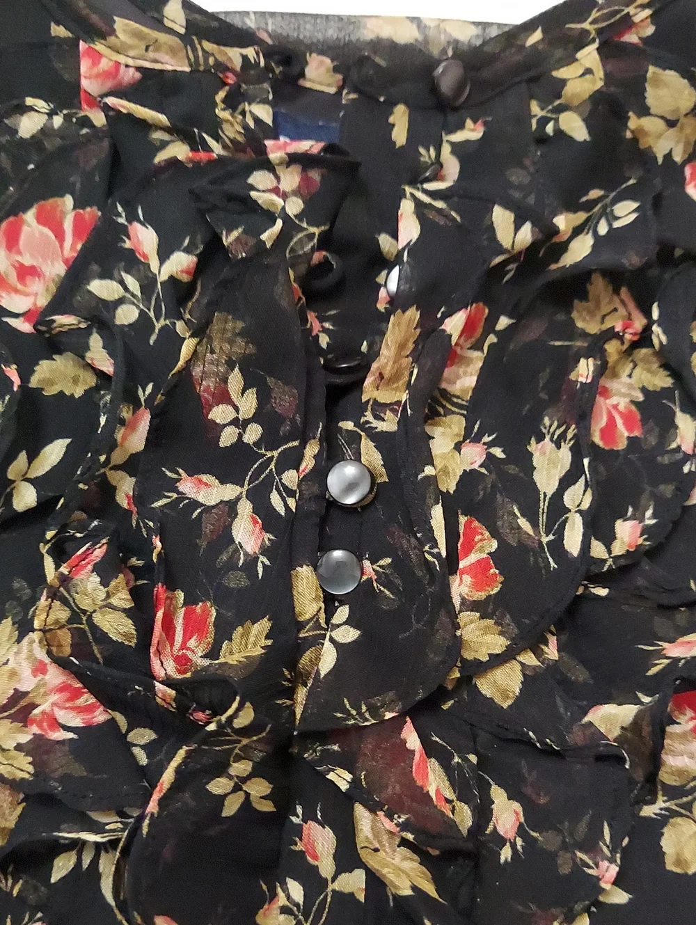 Ralph Lauren girl's floral crinkle georgette dress Size 6